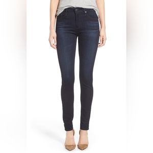 AG Farrah blue skinny jeans